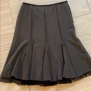Lined swing skirt
